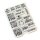 Elizabeth Craft Designs, Clear Stamps, Pieces of Life 4 - Retro