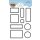 Elizabeth Craft Designs, Clear Stamps, Retro Labels
