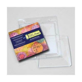 GELPress, Monoprint Druckplatte quadratisch 15,24x15,24cm