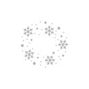 Rayher Stanzschablone Schneeflockenkranz ø7,5cm,...