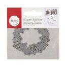 Rayher Stanzschablone Schneeflockenkranz ø7,5cm,...