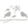 Rayher Stanzschablone Wintervögel, 0,2-10,3 x 0,2-3,6 cm, 8 Teile