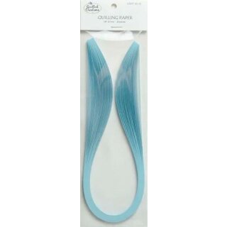 Quilled Creations, Paper Stripes, Light Blue Quilling Paper 1/4" (6mm)