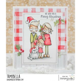 Stamping Bella, Rubber Stamp, ODDBALL CHRISTMAS PETS