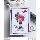 Stamping Bella, Rubber Stamp, MINI ODDBALL WITH ONE SCOOP