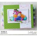 Stamping Bella, Rubber Stamp, MESSY CHRISTMAS GNOME
