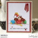 Stamping Bella, Rubber Stamp, MESSY CHRISTMAS GNOME