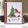 Stamping Bella, Rubber Stamp, THE GNOME AND THE CHRISTMAS TREE