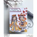 Stamping Bella, Rubber Stamp, ODDBALL QUEEN AND KING