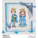 Stamping Bella, Rubber Stamp, ODDBALL QUEEN AND KING