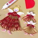 papier + ideen: Quilling Template, Large Quilling Angels