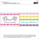 Lawn Fawn, lawn cuts/ Stanzschablone, valentine hearts...