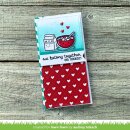 Lawn Fawn, lawn cuts/ Stanzschablone, quilted heart backdrop: landscape