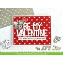 Lawn Fawn, lawn cuts/ Stanzschablone, quilted heart backdrop: landscape