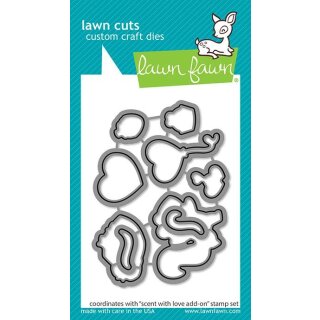 Lawn Fawn, lawn cuts/ Stanzschablone, scent with love add-on