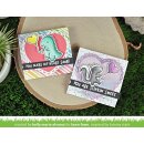 Lawn Fawn, clear stamp, RAWR flip-flop