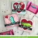 Lawn Fawn, clear stamp, RAWR flip-flop