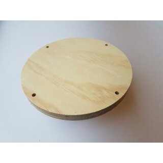 Craft Wood -Makramé-  Holz Regal rund 20cm - 1,8cm...