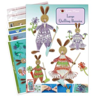Karen Marie Klip: Quilling Anleitung, Large Bunnies