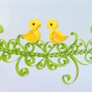 Quilling Template, Tiny Quilling Chicks