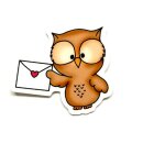 Gerda Steiner Designs, Cute Owl Sticker