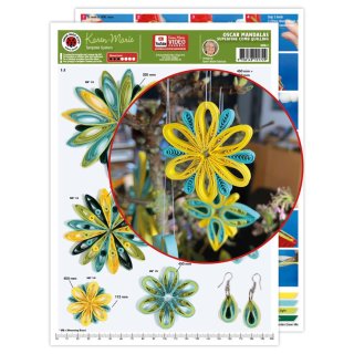 papier + ideen: Quilling Template, Oscar Mandalas