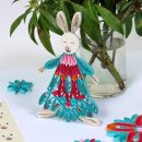 papier + ideen: Quilling Template, Large Quilling Bunnies