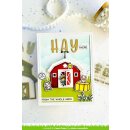 Lawn Fawn, clear stamp, tiny farm