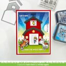 Lawn Fawn, clear stamp, tiny farm