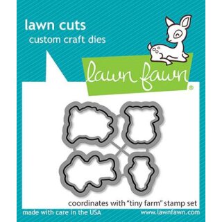 Lawn Fawn, lawn cuts/ Stanzschablone, tiny farm