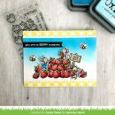 Lawn Fawn, clear stamp, how you bean? strawberries add-on