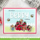 Lawn Fawn, clear stamp, how you bean? strawberries add-on