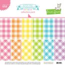 Lawn Fawn, gotta have gingham rainbow collection pack,...
