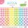 Lawn Fawn, gotta have gingham rainbow collection pack, 12"x12" / 30,05x30,5cm, Block 12 Blatt
