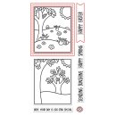 Lawn Fawn, lawn cuts/ Stanzschablone, window scene: spring