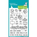 Lawn Fawn, clear stamp, berry special