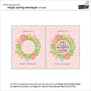 Lawn Fawn, clear stamp, magic spring messages