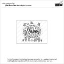 Lawn Fawn, clear stamp, giant easter messages