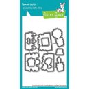 Lawn Fawn, lawn cuts/ Stanzschablone, garden before n afters