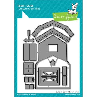 Lawn Fawn, lawn cuts/ Stanzschablone, build-a-barn
