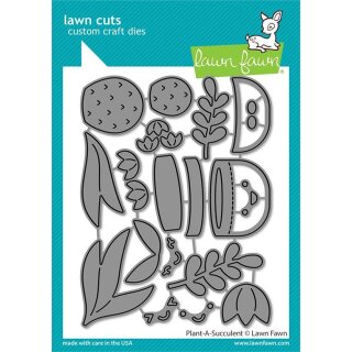 Lawn Fawn, lawn cuts/ Stanzschablone, plant-a-succulent