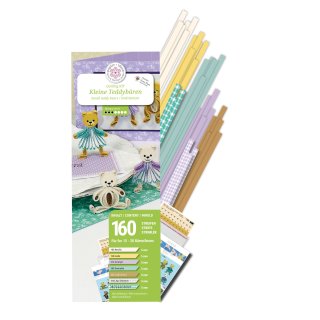 papier + ideen, Quilling Kit, Kleine Teddybären