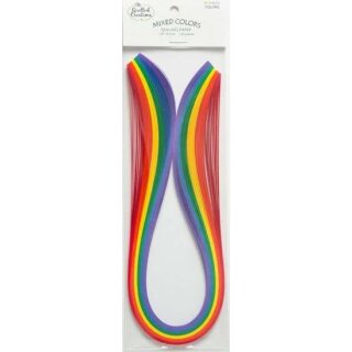 Quilled Creations, Paper Stripes, Rainbow Colors Quilling Paper 1/16" (1,5mm)