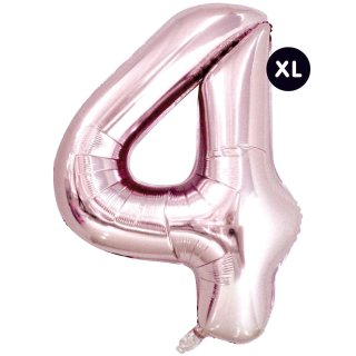 Folienballon 4, ROSA, ca. 86cm