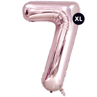 Folienballon 7, ROSA, ca. 86cm