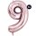 Folienballon 9, ROSA, ca. 86cm