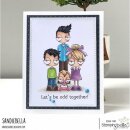Stamping Bella, Rubber Stamp, ODDBALL MOM AND DAD