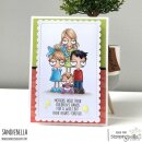 Stamping Bella, Rubber Stamp, ODDBALL MOM AND DAD
