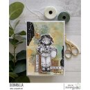 Stamping Bella, Rubber Stamp, ODDBALL GIRL ASTRONAUT