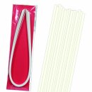papier + ideen, Quilling Papierstreifen "On Edge" Natur Wei&szlig;, 10x710mm, 320 g/m2, 15 Streifen